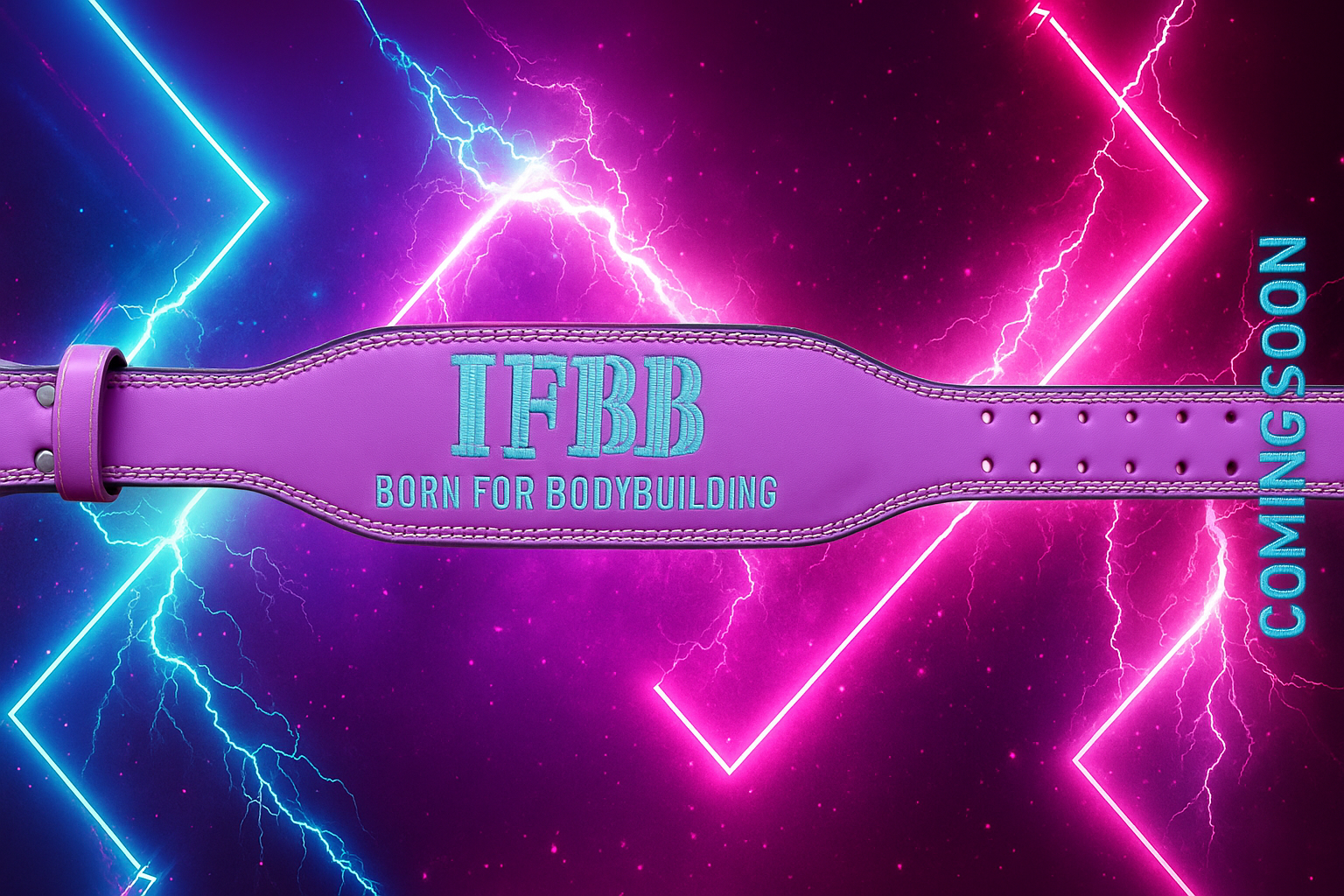 Pink HER Leather Gym Belt